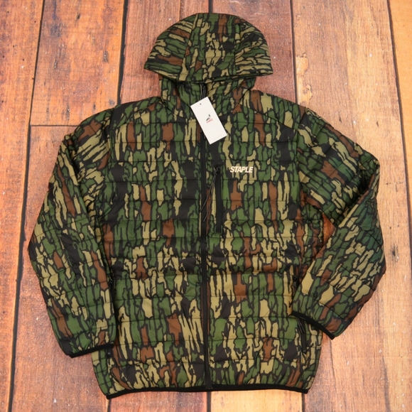 Staple Other - Staple pigeon jacket green camo / various szesi